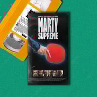 Image 1 of Marty Supreme VHS (Orange Tape)