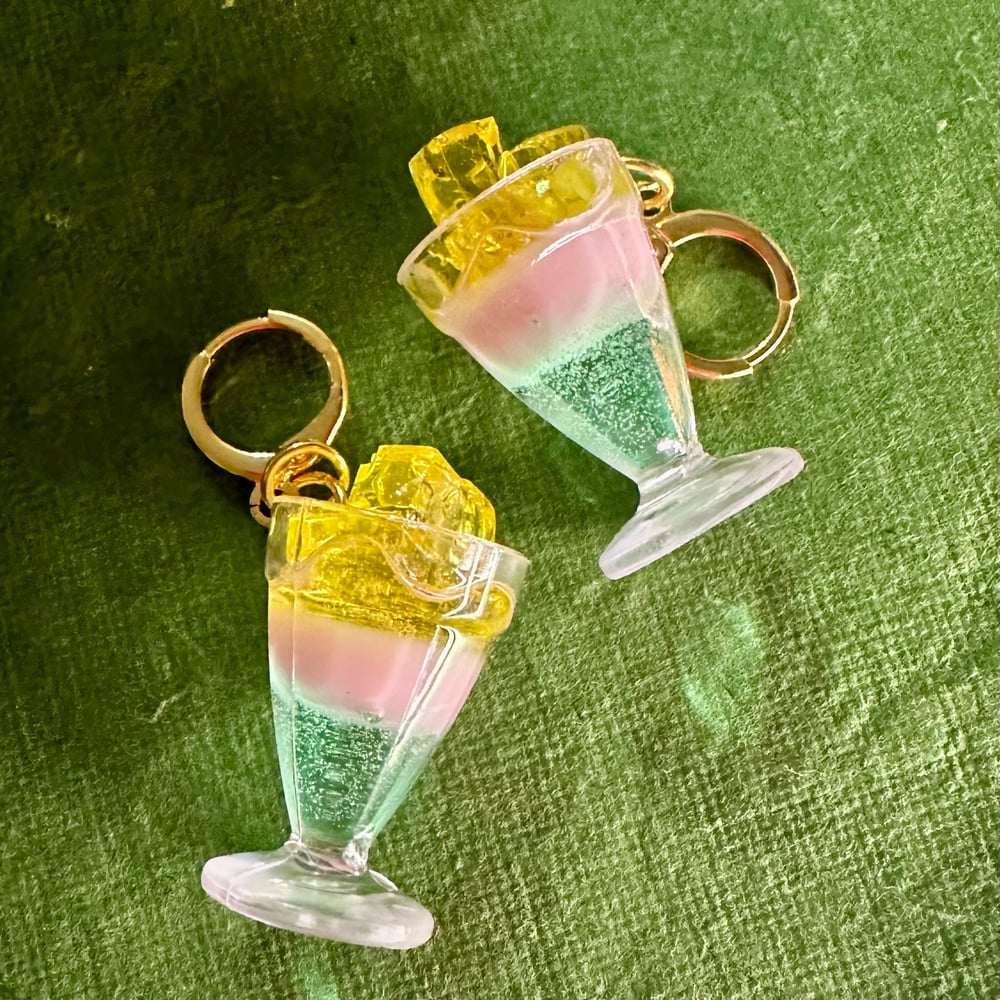 Image of Glass of Gelatin Earrings