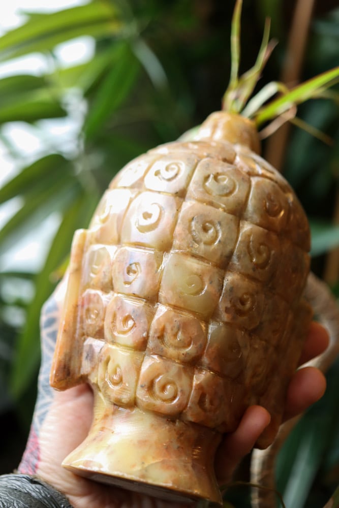 Solid Marble Buddha Head