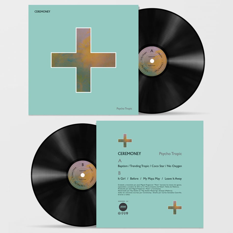 Image of CEREMONEY - PSYCHO TROPIC ( Black Vinyl/LP - 12") 180gr.