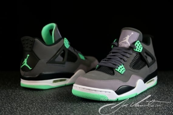 Image of Air Jordan 4 "Green Glow" Pre-Order