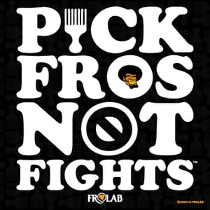 Image of “Pick Fros Not Fights™” stickers