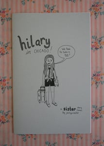 Image of Hilary in Chicago! A Sister Diary Comic