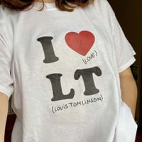 Image 1 of i love LT shirt