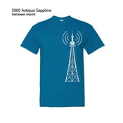 Image of T-Shirt: Blue Unisex Sons "Tower" Tee (Limited Edition)
