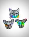 Furry Friends Holographic Stickers