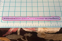 Image 3 of Wooimbouttamakeanameformyselfere Glossy Bumper Sticker