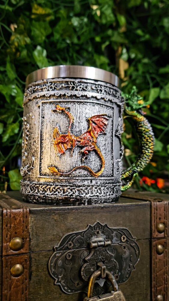 ๐The Armored Kingdom Legacy of the Firewing Dragon Mug
