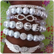 Image of Angel Wings bracelet set