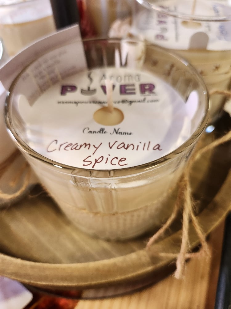 Image of Creamy Vanilla Spice in Reusable Whiskey Rocks Glasses