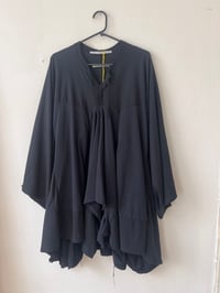 Image 3 of black peasant smock shirt