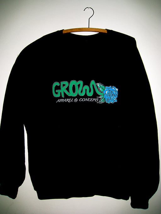 Image of Blue Grow Rose - Crew Sweater