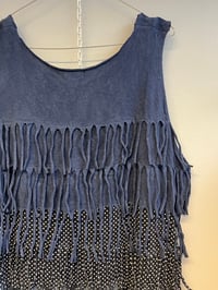 Image 7 of Fringe dress blue (m/l)