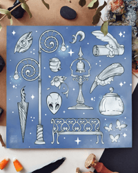 Image 2 of WITCH CIRCLE TO HOLLOWNEST PRINT