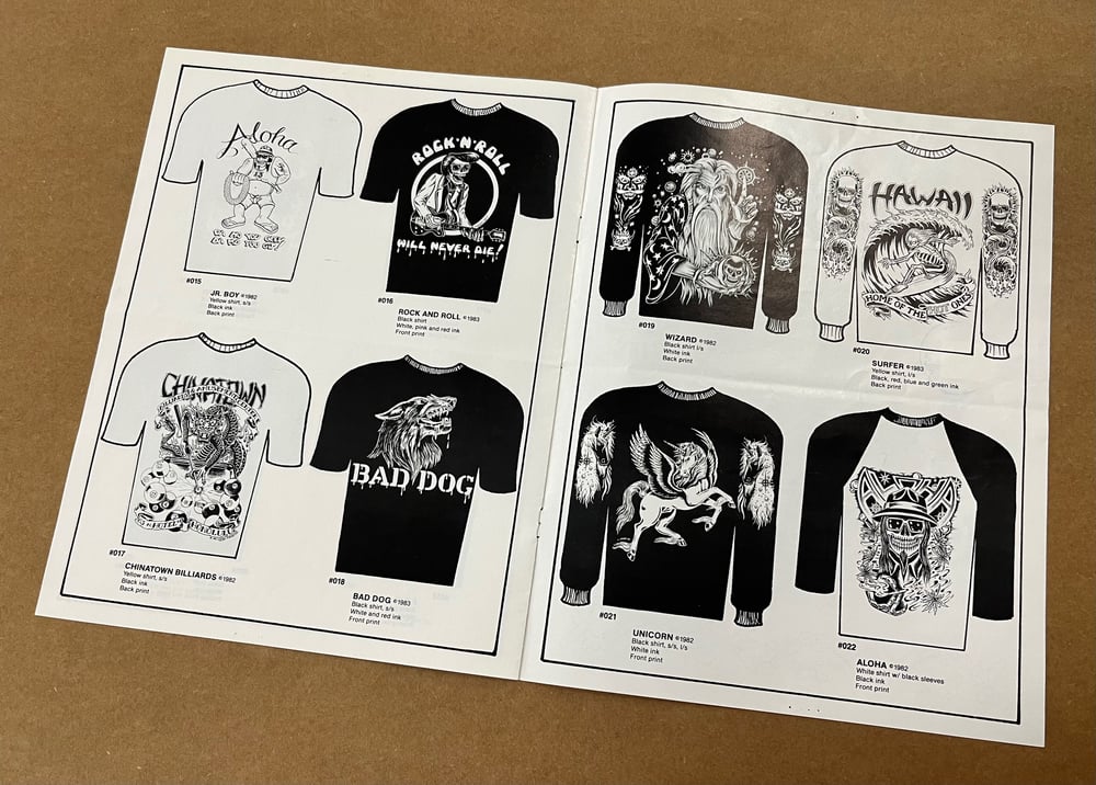 Image of Mike "Mr Lucky" Malone T-Shirts Advertising & Order Forms