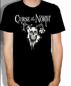 Image of Bearded Skull T-Shirt(Black)