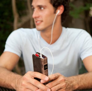 Image of Librito Cartera de piel para iPhone 5