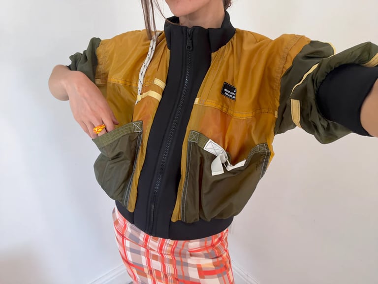 Green Parachute Bomber