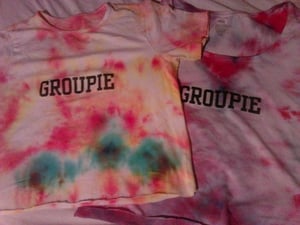 Image of Groupie tie dye shirts