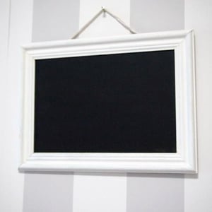 Small Chalkboard with Narrow Frame