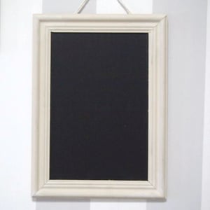 Small Chalkboard with Narrow Frame