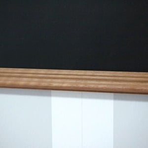 Medium Size Chalkboard with Natural Brown Frame