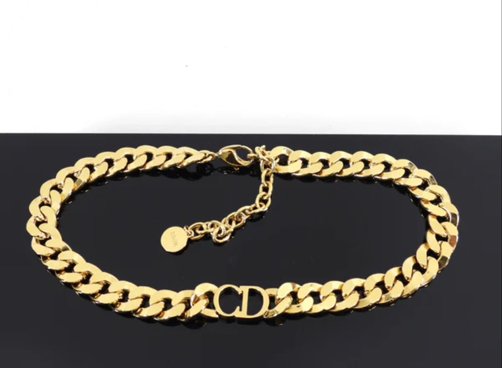 CD gold plated necklace or bracelet 