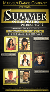 Image of Marvels Dance Company Summer Collaboration Workshops 2013