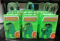 Image 3 of Dinosaur favor bags