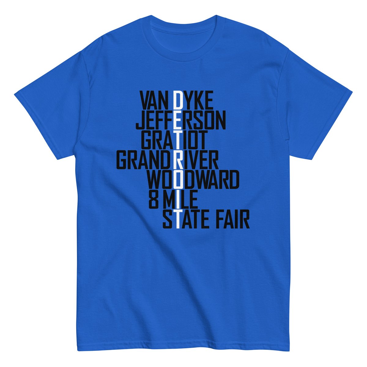 Image of Detroit East Streets Tee (5 Colors)
