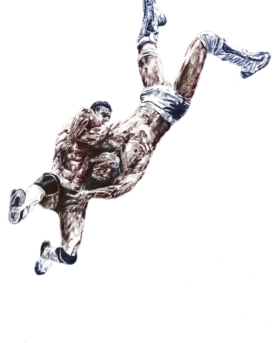 Print - Prince Devitt V. Kota Ibushi, Wrestle Kingdom V '11 Print - Prince Devitt V. Kota Ibushi, Wrestle Kingdom V '11