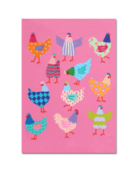 Image 1 of FLY THE COOP PINK PRINT