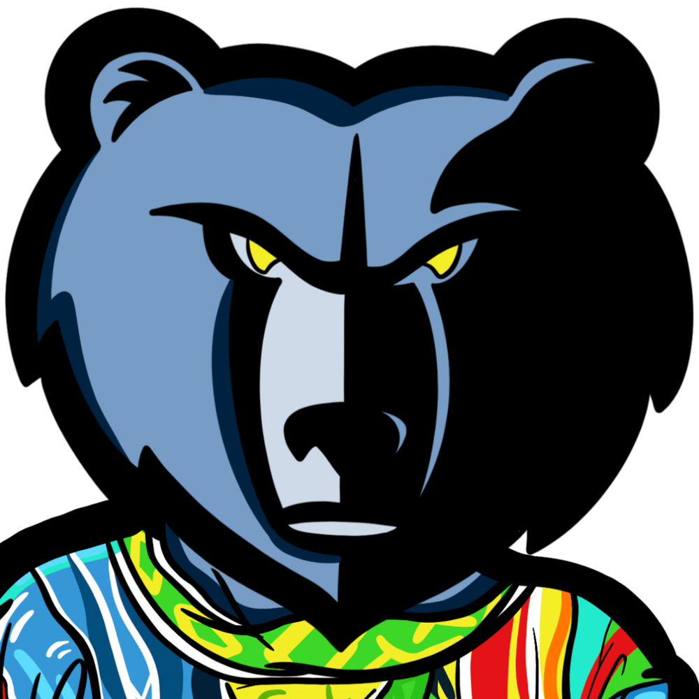 Notorious Grizz Print
