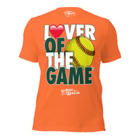 Image 1 of LOTG College Softball Unisex T-shirt (Orange & Green)