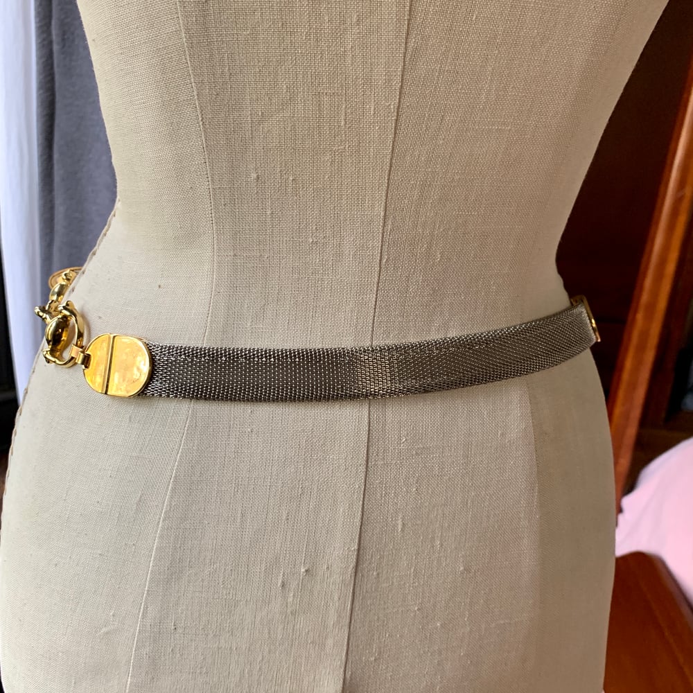 Mesh Horsebit Belt