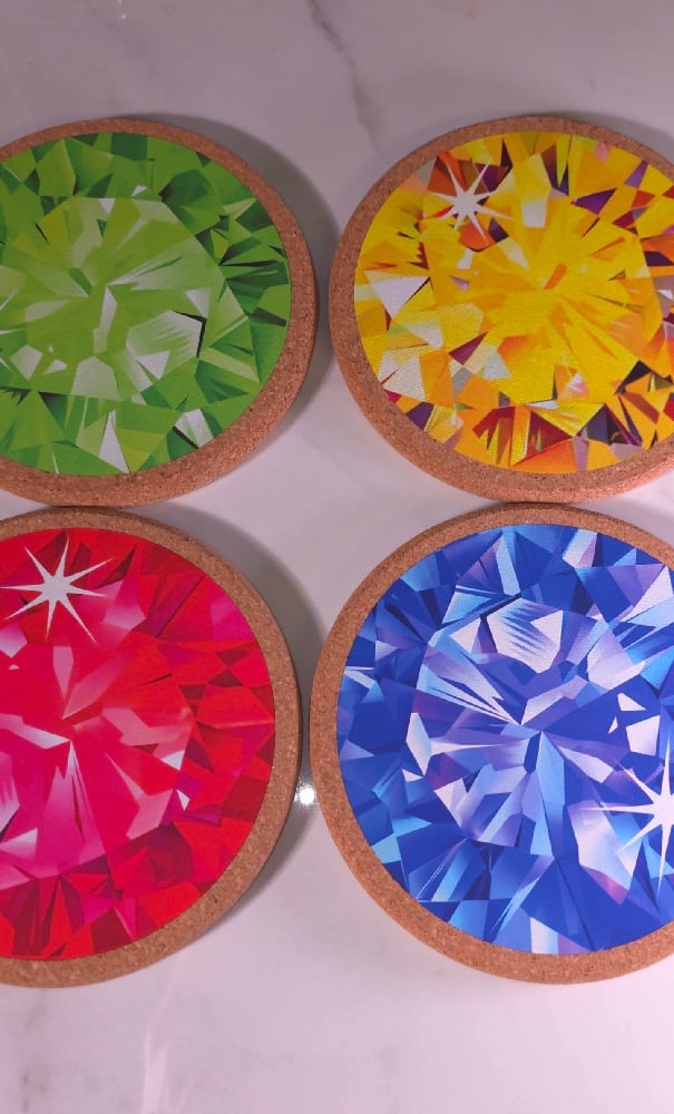Image of Gemstone Coasters 