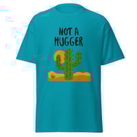 Image 3 of Unisex classic tee, Not a Hugger T-Shirt | Funny Introvert Cactus Humor Graphic Tee