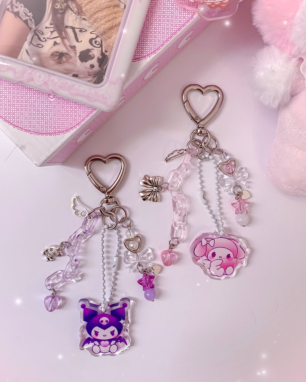 Image of My Melody & Kuromi | Acrylic Charms