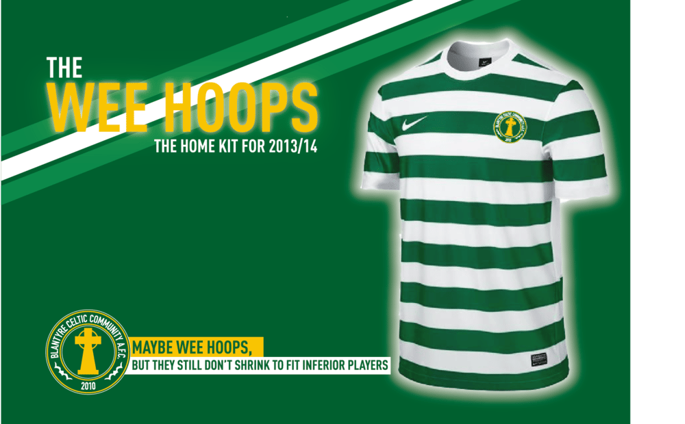 First Team Home Kit 2014 15 Blantyre Celtic