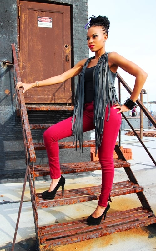 Image of Electric Red Styles Vest (Currently Re-Stocking)