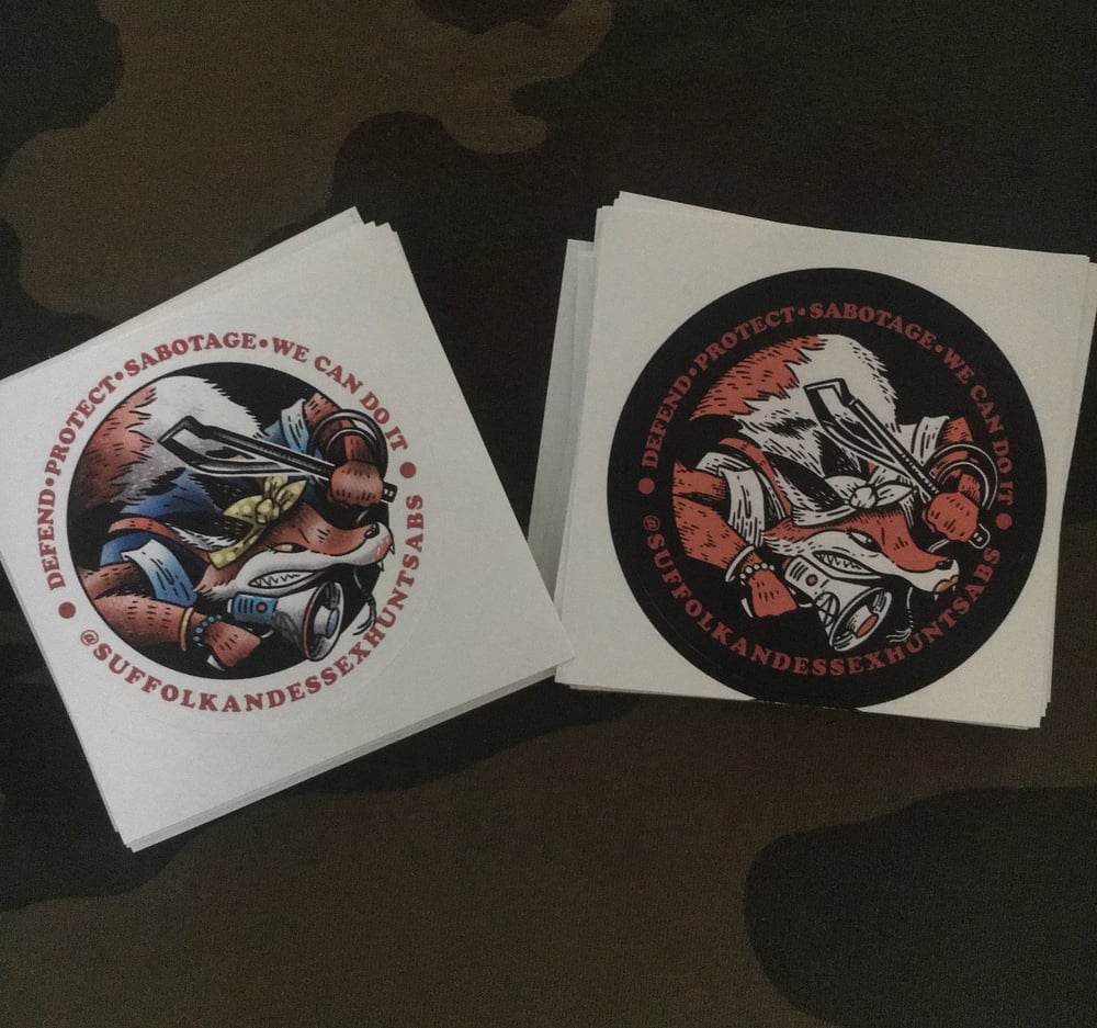 Defend Protect Sabotage Sticker 