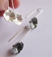 Image 1 of Daisy flower hook earrings: small