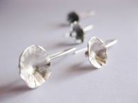 Image 4 of Daisy flower hook earrings: small