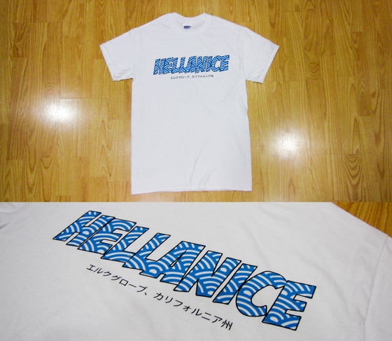 Image of [Sold Out] HellaNice Blue Waves Tee 