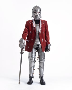 Image of MASSTAK - Metal Tribal Blazer (Red)