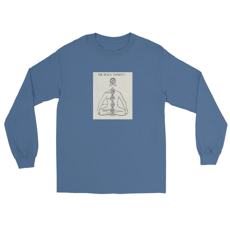 Image of THE SEVEN CHAKRAS LONG SLEEVE SHIRT 