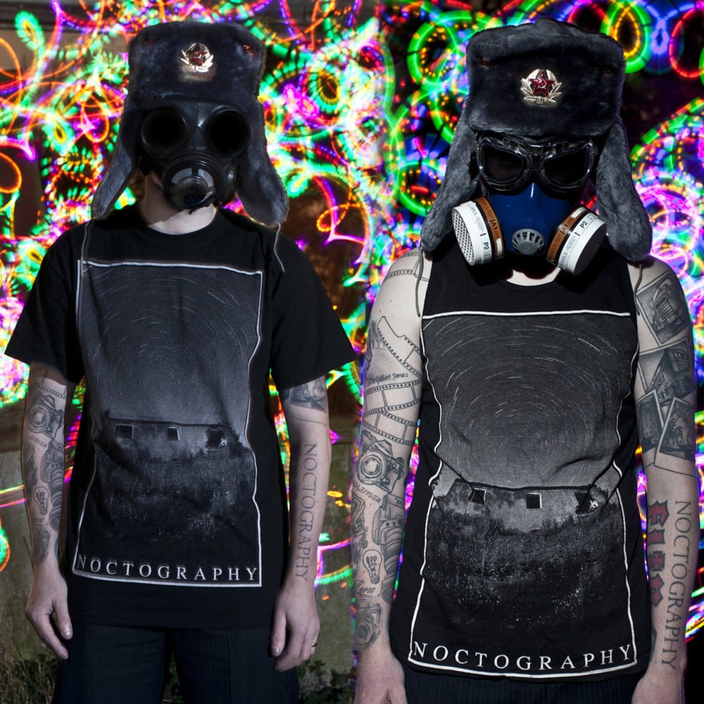 Image of Noctography - Abandoned House Star Trail - T-Shirts and Vests