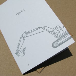 Image of "I DIG YOU" GREETING CARD