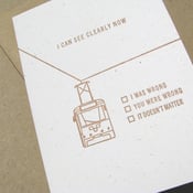 Image of "I'M SORRY" GREETING CARD