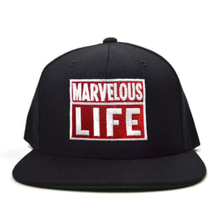 Image of Marvelous Life Black SNAPBACK